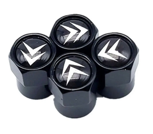 Citroen Valve Caps - Black