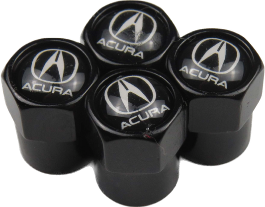 Honda Acura Valve Caps - Black