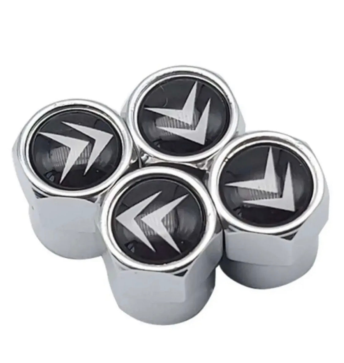 Citroen Valve Caps - Silver